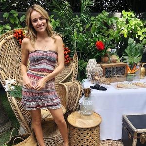 Tube top and skirt set